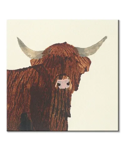 Highland Cow - obraz na płótnie