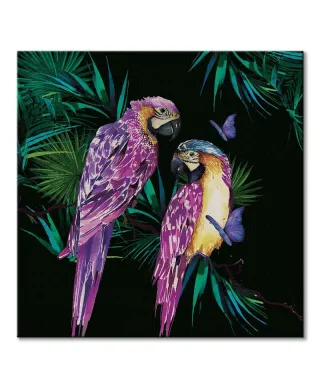 Parrots - obraz na płótnie