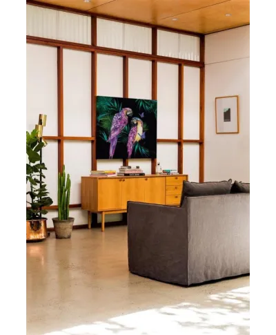 Parrots - obraz na płótnie