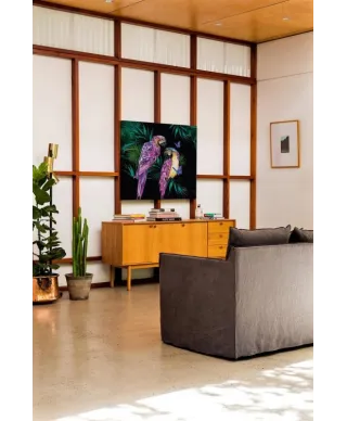 Parrots - obraz na płótnie