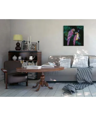 Parrots - obraz na płótnie