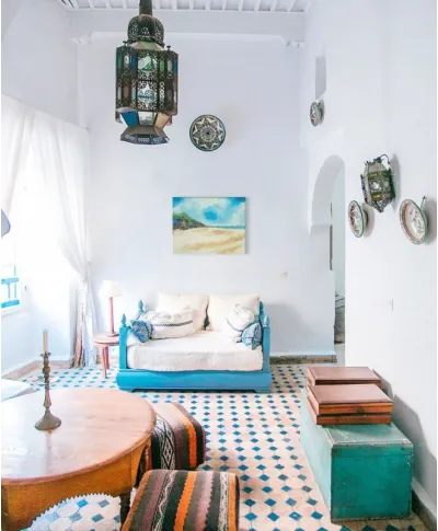 Summer Beach Huts III - obraz na płótnie