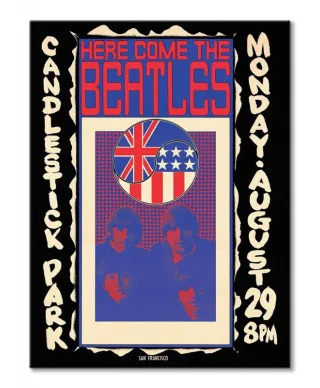 The Beatles Candlestick Park - obraz na płótnie