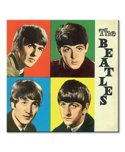 The Beatles Colours - obraz na płótnie