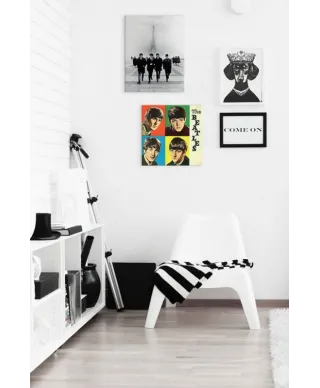 The Beatles Colours - obraz na płótnie