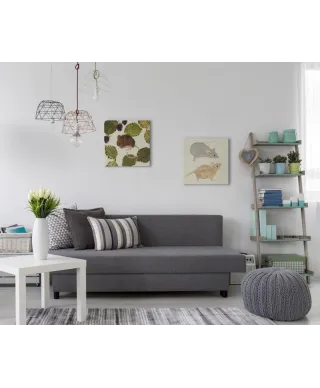 Timid Mice - obraz na płótnie