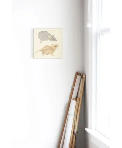 Timid Mice - obraz na płótnie