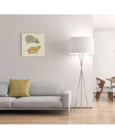 Timid Mice - obraz na płótnie