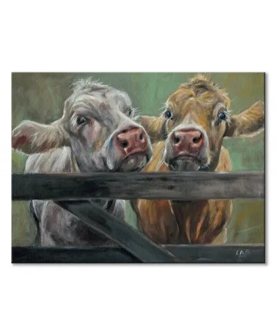 Two Moos - obraz na płótnie