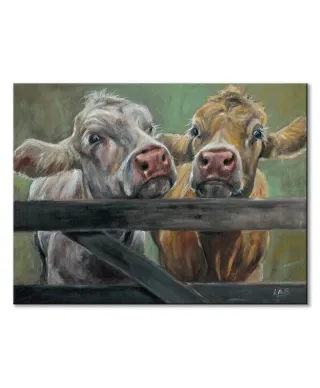Two Moos - obraz na płótnie