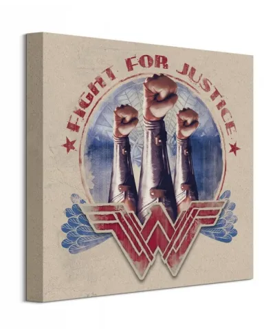 Wonder Woman Fight For Justice - Fist - obraz na płótnie