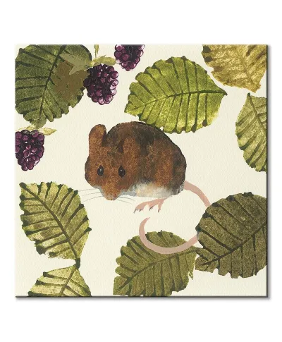 Wood Mouse - obraz na płótnie