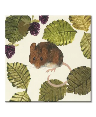 Wood Mouse - obraz na płótnie