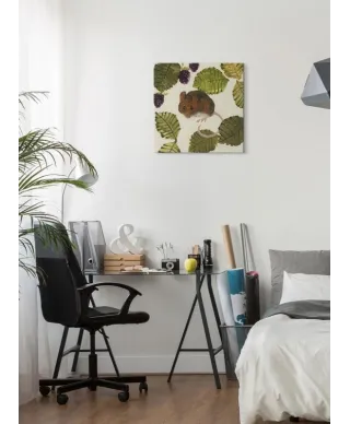 Wood Mouse - obraz na płótnie