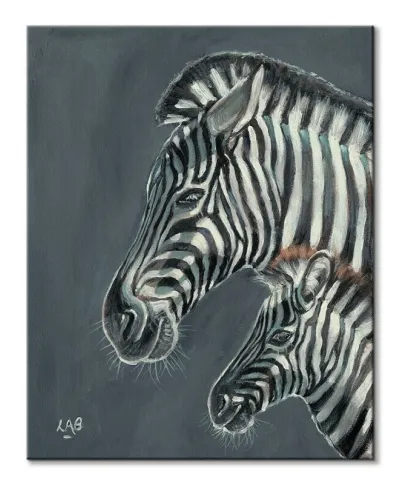 Obraz na ścianę - Z is for Zebra - 40x50 cm