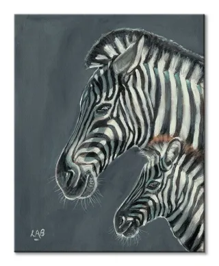 Obraz na ścianę - Z is for Zebra - 40x50 cm