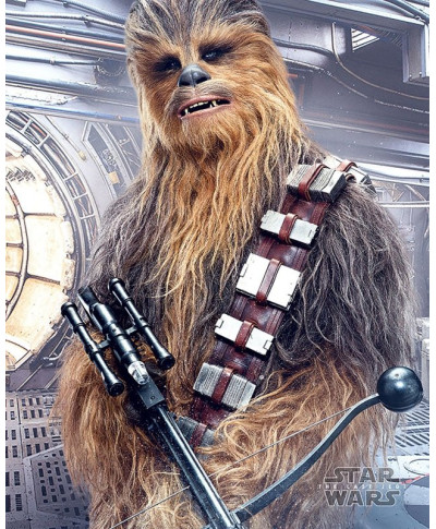 Star Wars The Last Jedi (Chewbacca Bowcaster) - plakat