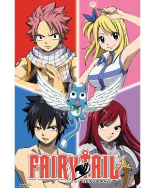 Fairy Tail Quad - plakat