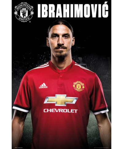 Plakat - Zlatan Ibrahimović - Manchester United 17/18