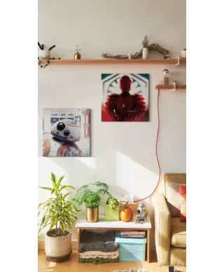 Obraz na ścianę z filmu Gwiezdne Wojny: Ostatni Jedi - BB-8 Peek