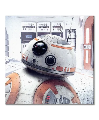 Obraz na ścianę z filmu Gwiezdne Wojny: Ostatni Jedi - BB-8 Peek