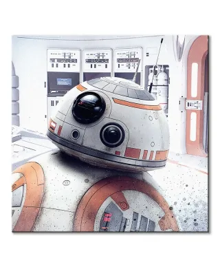 Obraz na ścianę z filmu Gwiezdne Wojny: Ostatni Jedi - BB-8 Peek
