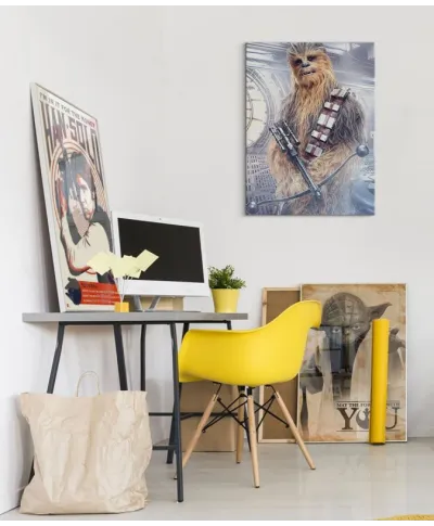 Obraz na płótnie - Gwiezdne Wojny: Ostatni Jedi - (Chewbacca Bowcaster) - 60x80 cm