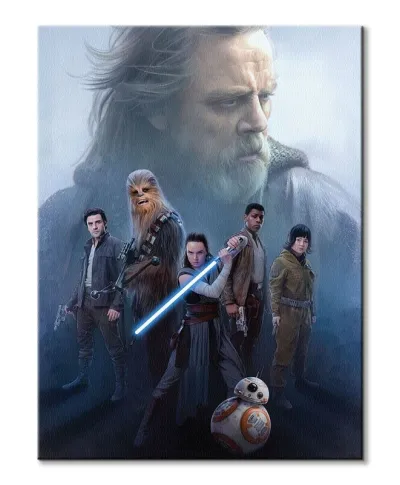 Obraz na ścianę z filmu Star Wars: The Last Jedi (Hope) - 60x80 cm