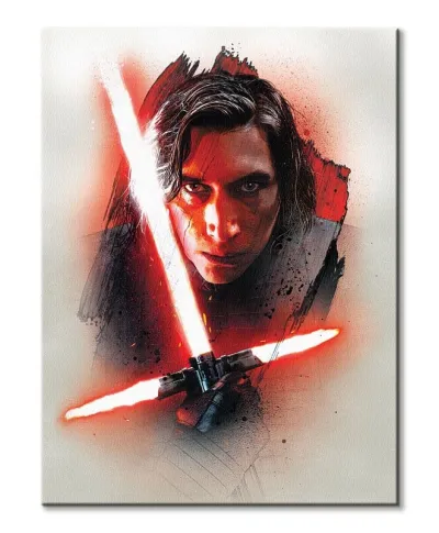 Obraz na prezent - Star Wars: The Last Jedi (Kylo Ren Brushstroke) - 60x80 cm