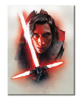 Obraz na prezent - Star Wars: The Last Jedi (Kylo Ren Brushstroke) - 60x80 cm