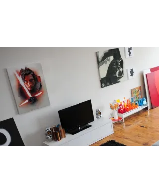 Obraz na prezent - Star Wars: The Last Jedi (Kylo Ren Brushstroke) - 60x80 cm