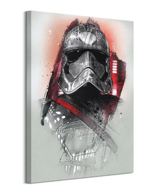 Obraz na ścianę - Star Wars: Ostatni Jedi (Captain Phasma Brushstroke) - 60x80 cm