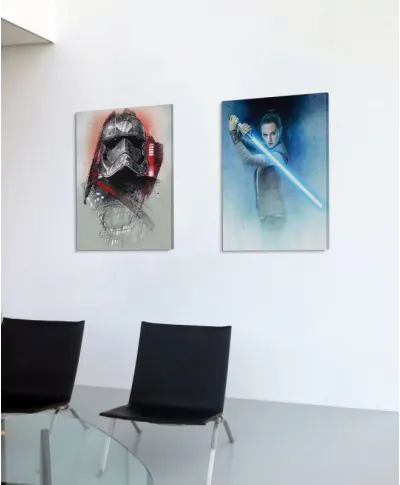 Obraz na ścianę - Star Wars: Ostatni Jedi (Captain Phasma Brushstroke) - 60x80 cm