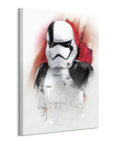Obraz na płótnie - Star Wars: Ostatni Jedi (Executioner Trooper Brushstroke) - 60x80 cm