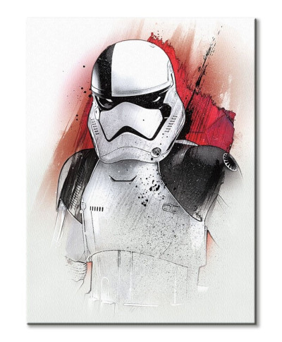 Obraz na płótnie - Star Wars: Ostatni Jedi (Executioner Trooper Brushstroke) - 60x80 cm