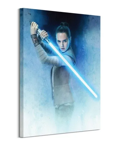 Obraz na płótnie - Star Wars: The Last Jedi (Rey Lightsaber Guard) - 60x80 cm