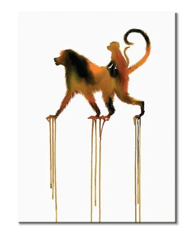 Baboons - obraz na płótnie