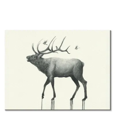 Calling Elk - obraz na płótnie