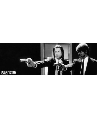 Pulp Fiction (B&W Guns) - plakat