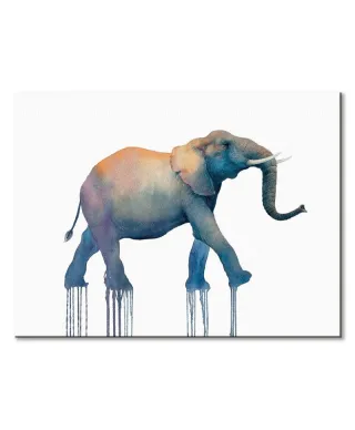 Elephant Walk - obraz na płótnie