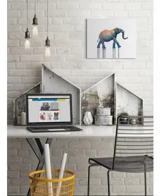 Elephant Walk - obraz na płótnie