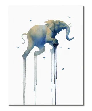 Journey 1 Elephant - obraz na płótnie