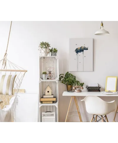 Journey 2 Rhino - obraz na płótnie