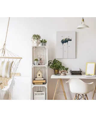 Journey 2 Rhino - obraz na płótnie