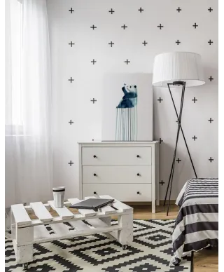 Panda Butterfly - obraz na płótnie