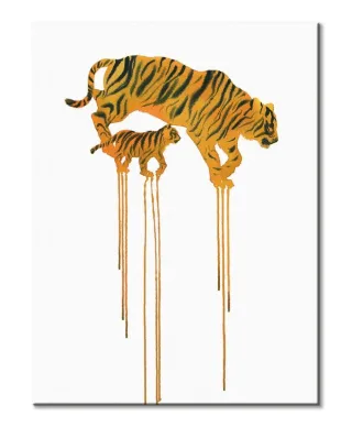 Tigers - obraz na płótnie
