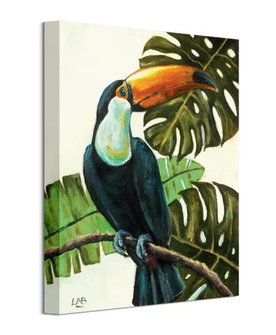 Tropical Toucan - obraz na płótnie