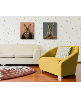 Lord Bunnikins - obraz na płótnie