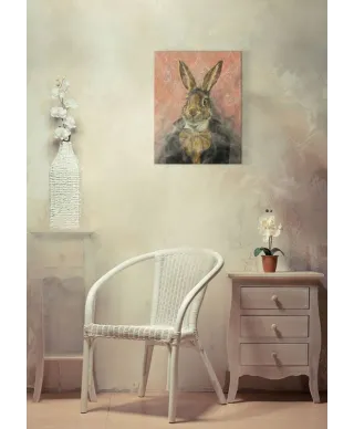 Lord Bunnikins - obraz na płótnie