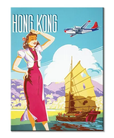 Hong Kong - obraz na płótnie